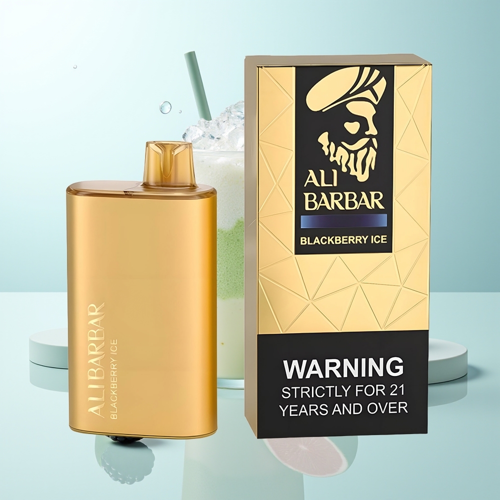 Alibarbar Rich 8000 Puffs Vape Desechable Zarzamora Hielo 20ml 2000mAh 11 Ohm