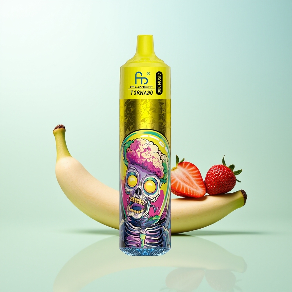 Fumot RandM Tornado 30000 Bocanadas Plátano Fresa 30mL 5 600mAh