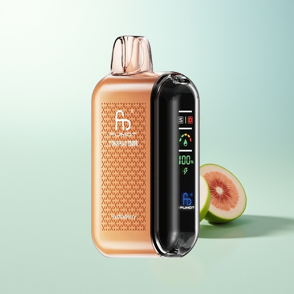 Fumot Tornado 20000 Puffs Zarzamora Baya Dual Malla 20ml Pantalla Inteligente