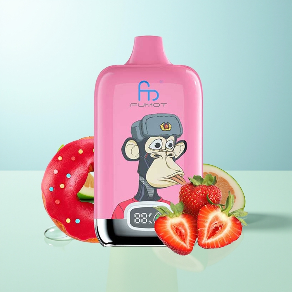 Fumot Tornado Digital Box 12000 Puffs Digital Box Vape Helado Lujoso Recargable Tipo-C Malla 20ml