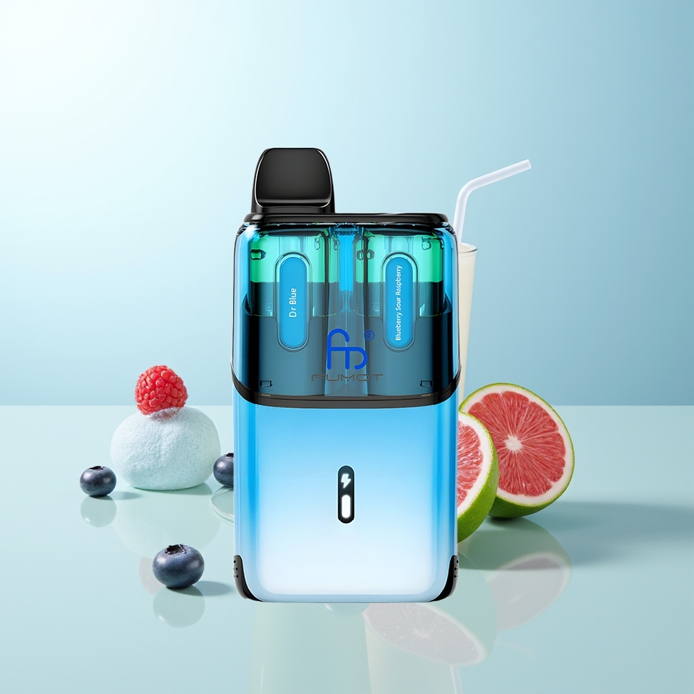 Fumot Ultra T32000 24ml Azul Dr - Arándano Frambuesa Ácida