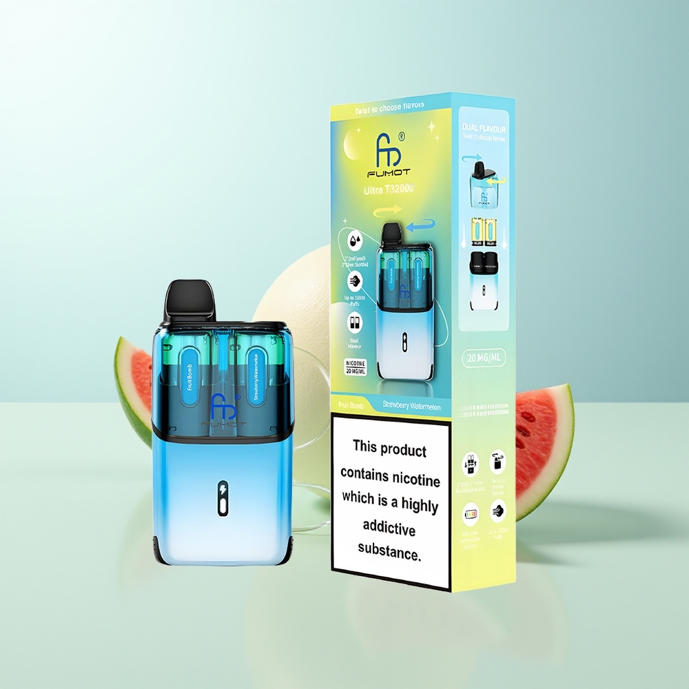 Fumot Ultra T32000 32000 Boquillas Fresa Sandía Batería 800mAh Carga Rápida Tipo-C