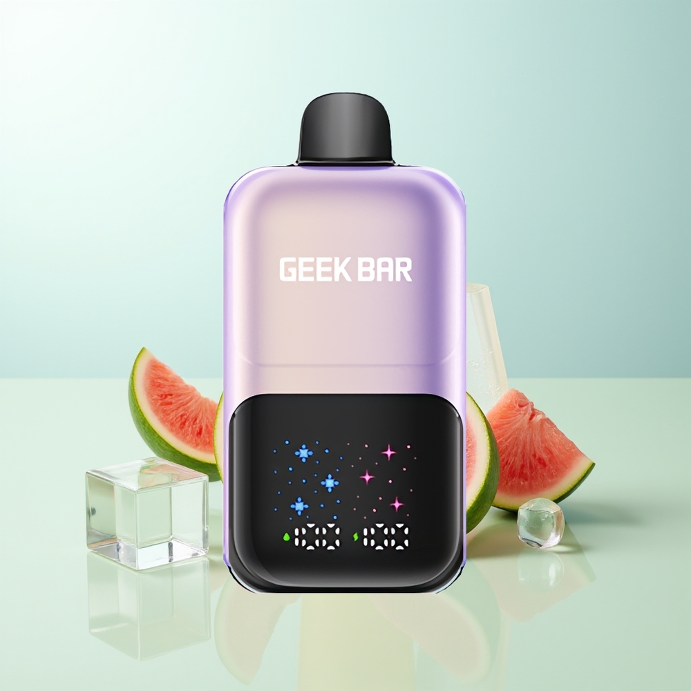 GEEK BAR 2GO 50000 Caladas Durazno Mango Sandía Hielo Pantalla Interactiva Batería Recargable