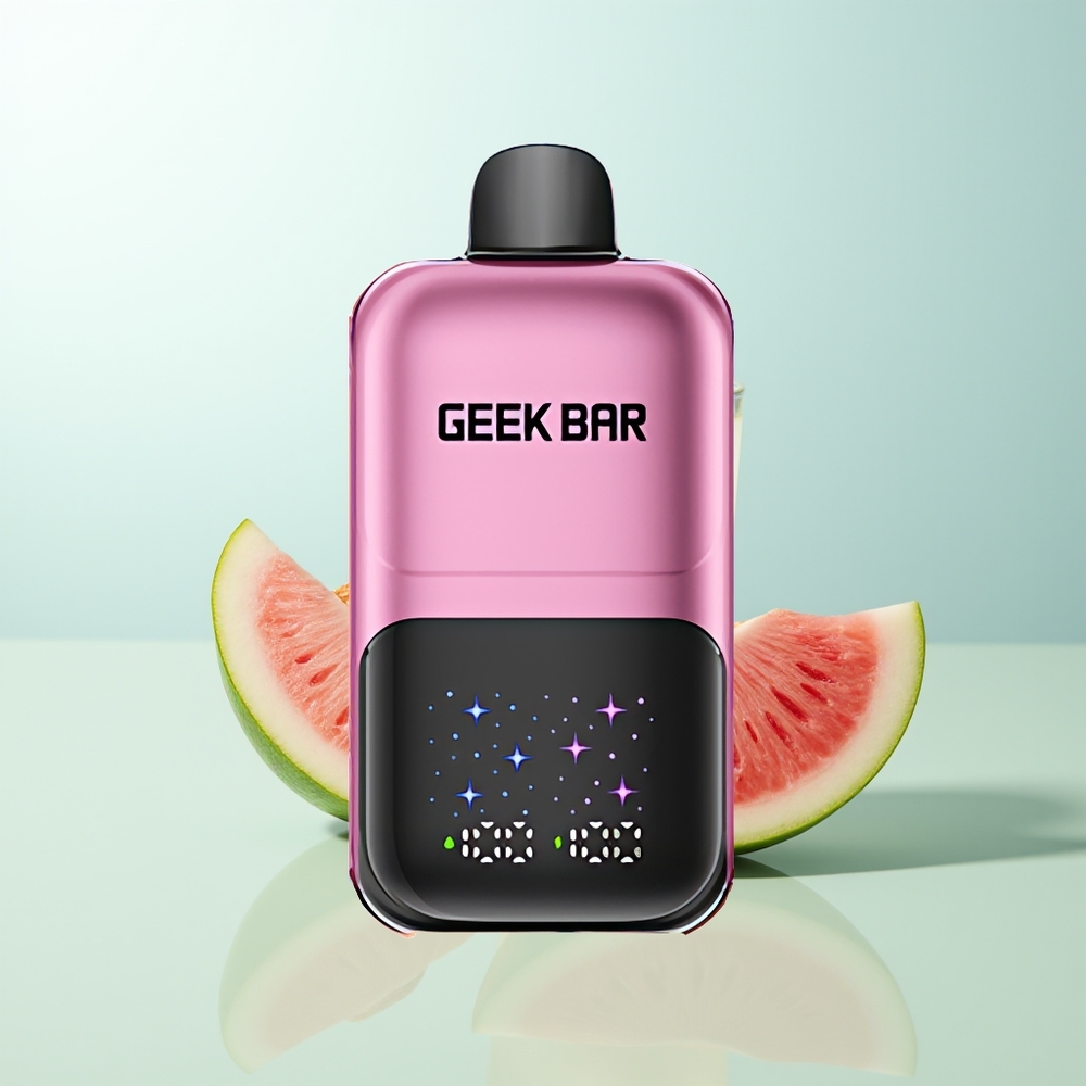 GEEK BAR 2GO 50000 Puffs Melocotón y Sandía Pantalla Interactiva Batería Recargable