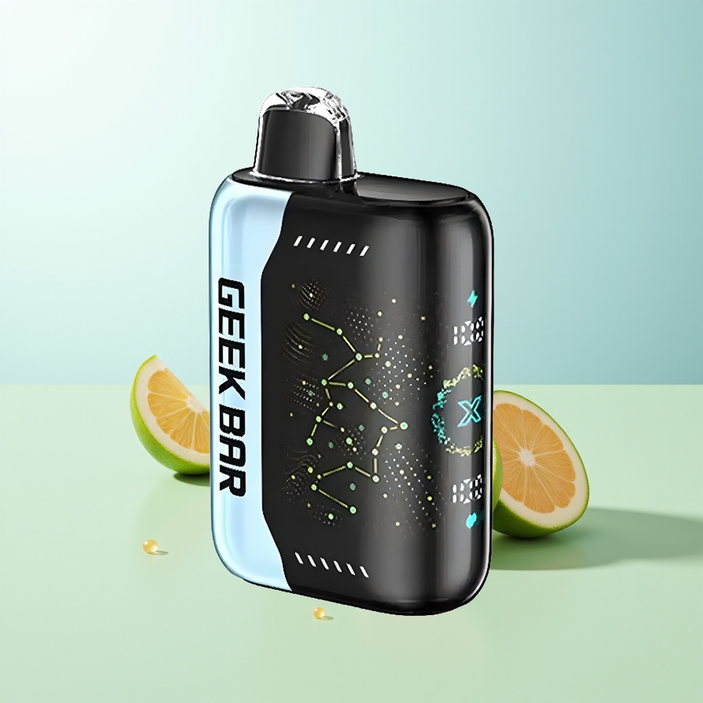 GEEK BAR Pulse X 25000 Puffs 18mL E-Líquido Nicotina 0-5 Pantalla Curva 3D Carga USB Tipo-C Doble Bobina Mesh