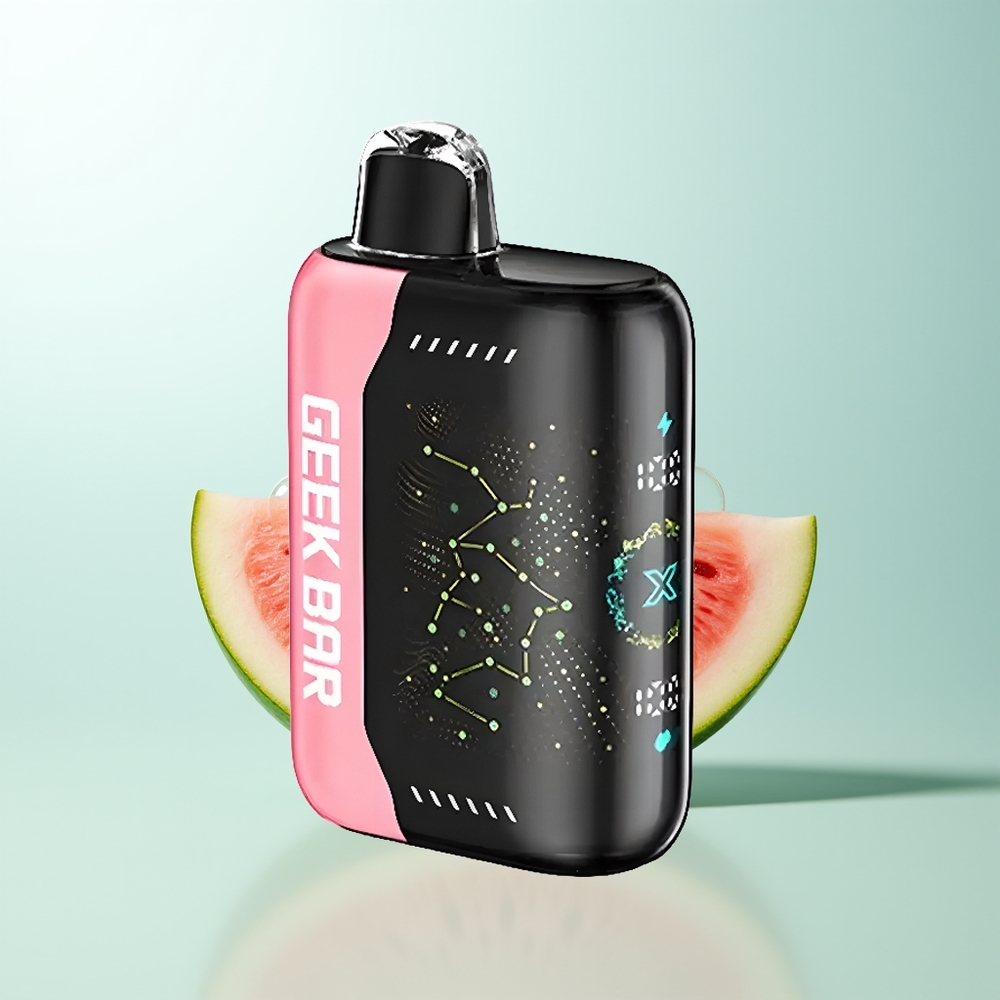GEEK BAR Pulse X 25000 Puffs 18mL E-Líquido Nicotina 0-5 Pantalla Curva 3D Carga USB Tipo-C Doble Bobina Mesh
