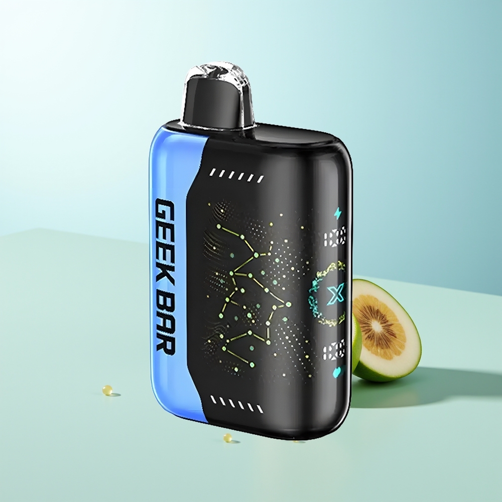 GEEK BAR Pulse X 25000 Puffs 18mL E-Líquido Nicotina 0-5 Pantalla Curva 3D Carga USB Tipo-C Doble Bobina Mesh