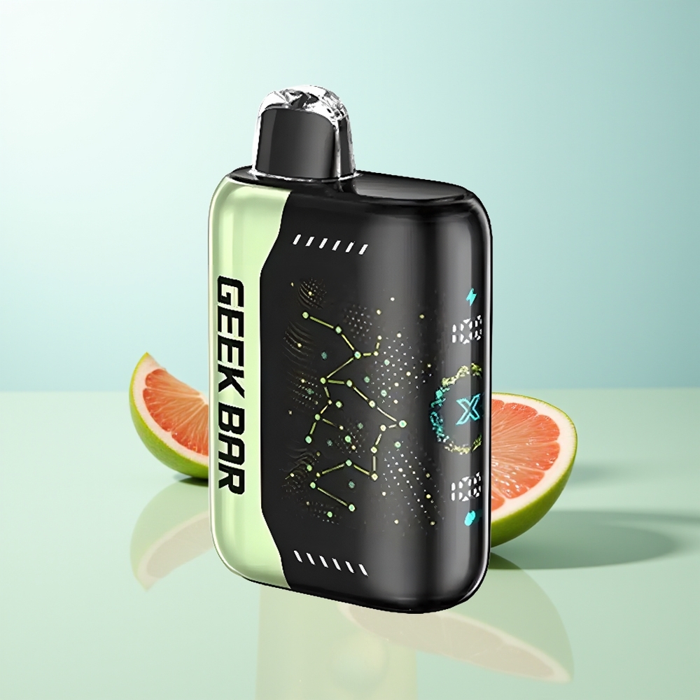GEEK BAR Pulse X 25000 Puffs 18mL E-Líquido Nicotina 0-5 Pantalla Curva 3D Carga USB Tipo-C Doble Bobina Mesh