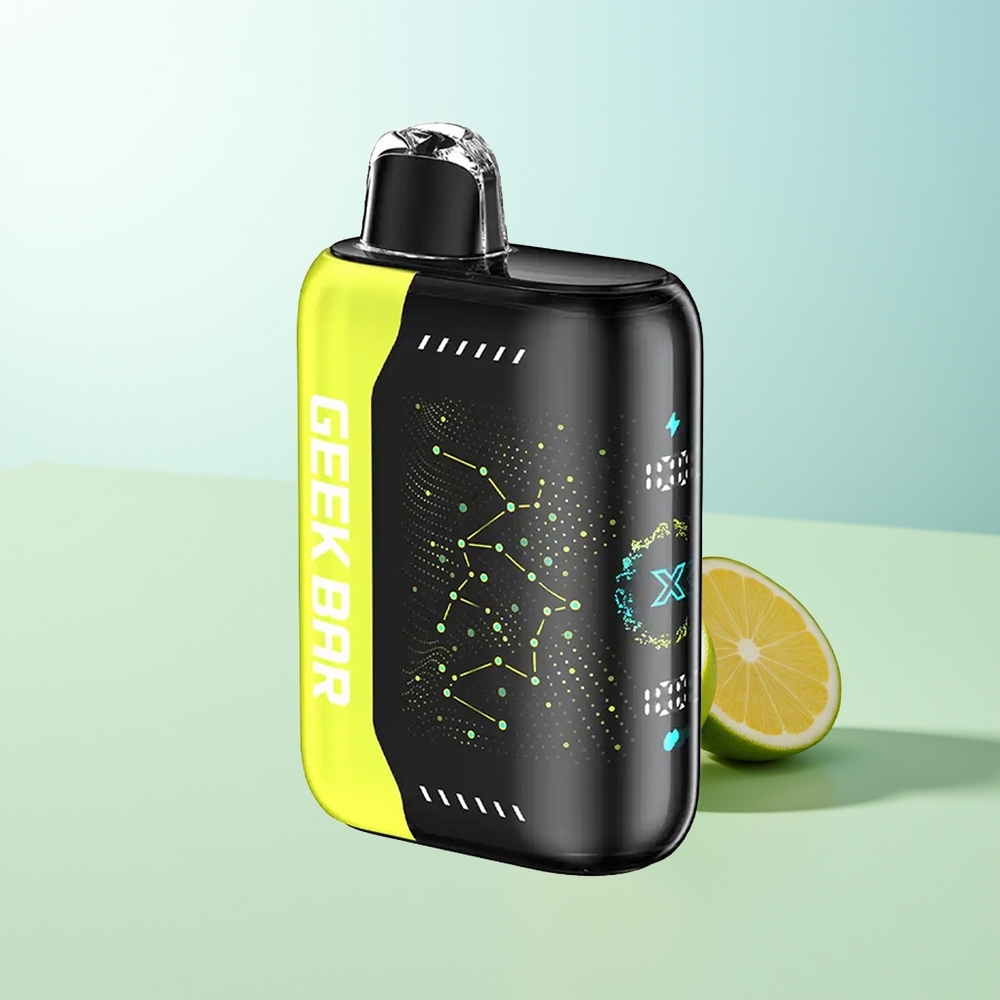 GEEK BAR Pulse X 25000 Puffs 18mL E-Líquido Nicotina 0-5 Pantalla Curva 3D Carga USB Tipo-C Doble Bobina Mesh