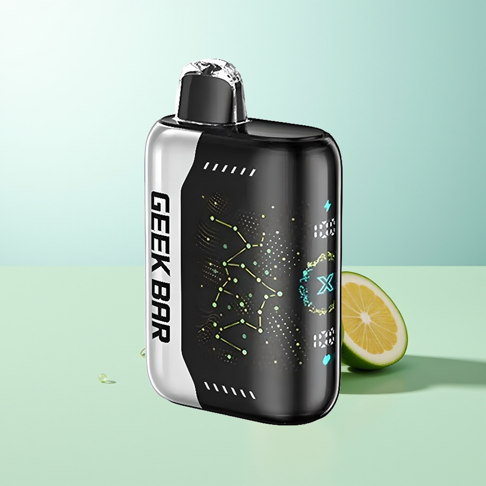 GEEK BAR Pulse X 25000 Puffs 18mL E-Líquido Nicotina 0-5 Pantalla Curva 3D Carga USB Tipo-C Doble Bobina Mesh