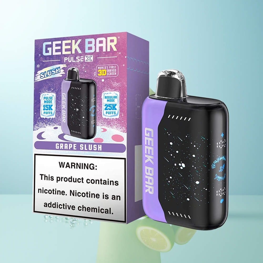 GEEK BAR Pulse X 25000 Puffs Slush Edition 18mL Pantalla 3D Dual Mesh