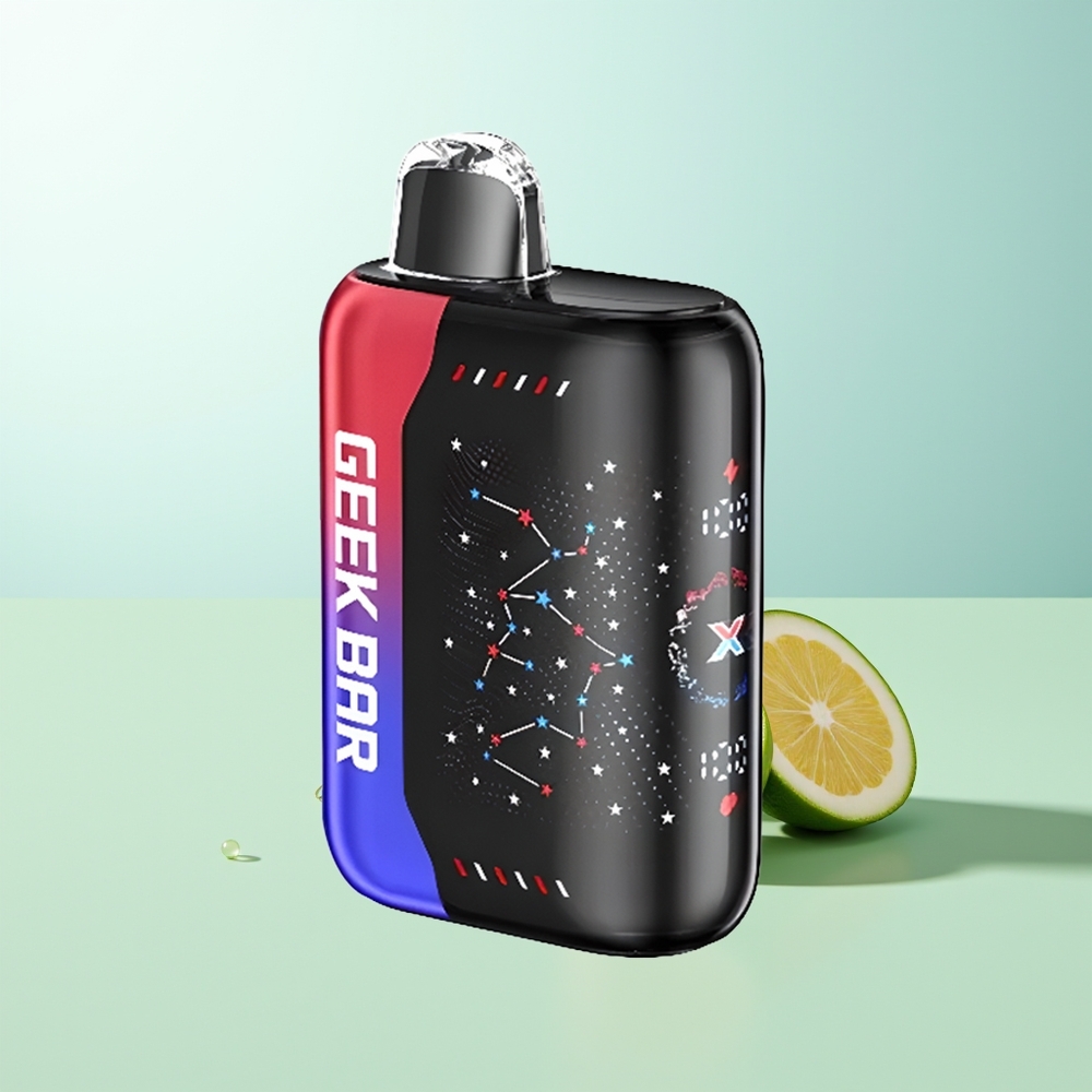GEEK BAR Pulse X 25000 Puffs Vape Disposable Edición Patriota con Pantalla Curva 3D y USB Tipo-C