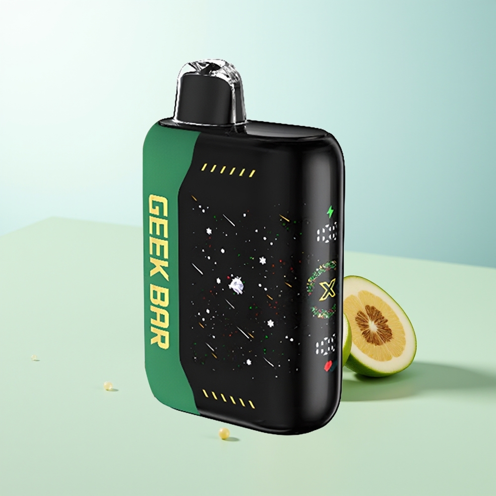 GEEK BAR Pulse X 25000 Puffs Vape Edición Navideña con Pantalla Curva 3D y Doble Malla