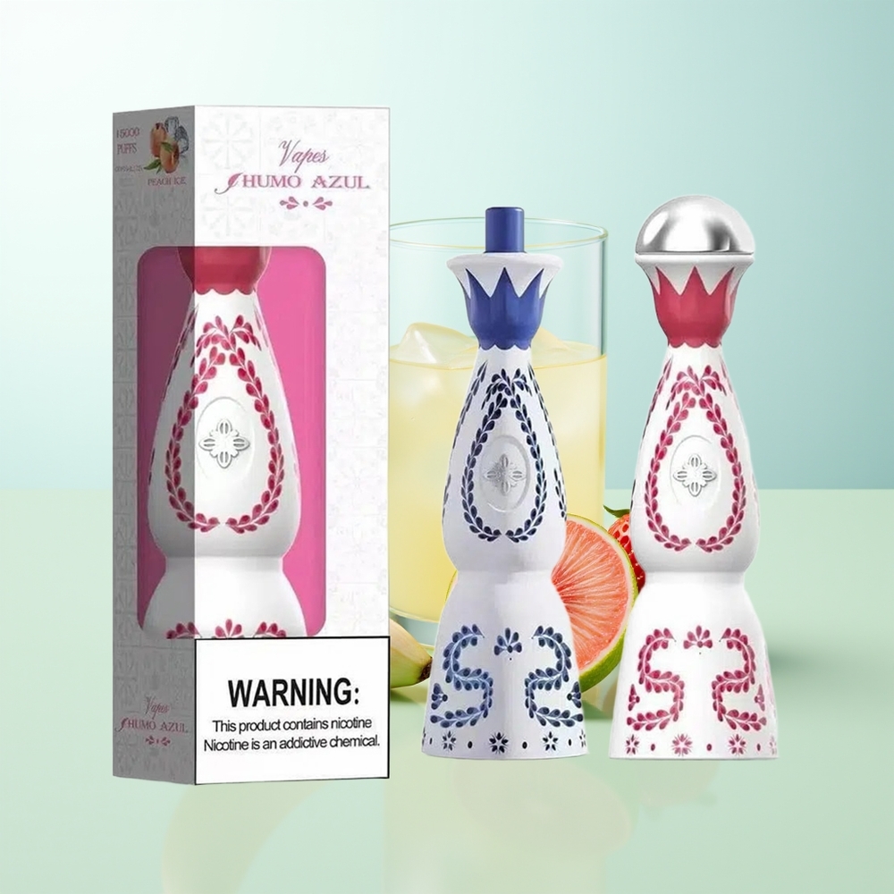 HUMO Azul 15000 Puffs Fresa Plátano Pitahaya 20mL 5 Nicotina 500mAh