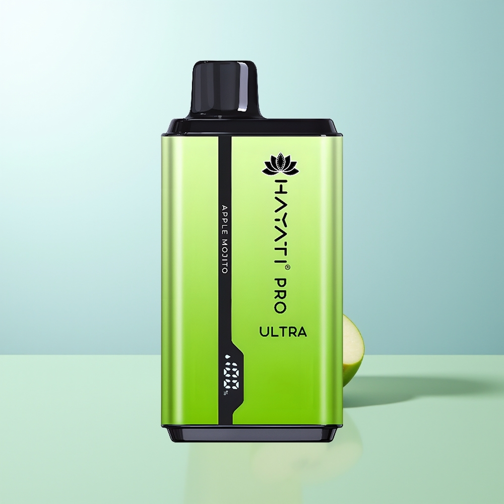 Hayati Pro Ultra 15000 Bocadas Manzana Mojito 850mAh 24ml 2