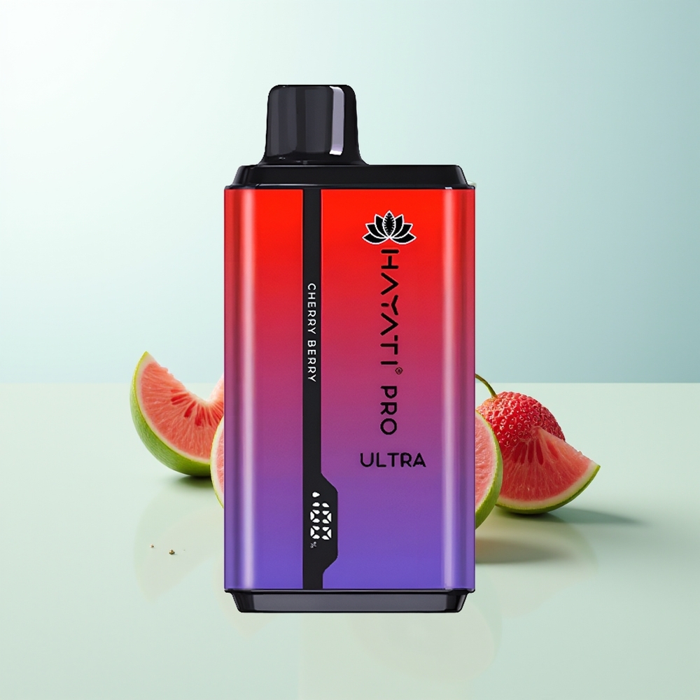 Hayati Pro Ultra 15000 Bocas Cereza Baya 850mAh 24ml 2 49 Sabores