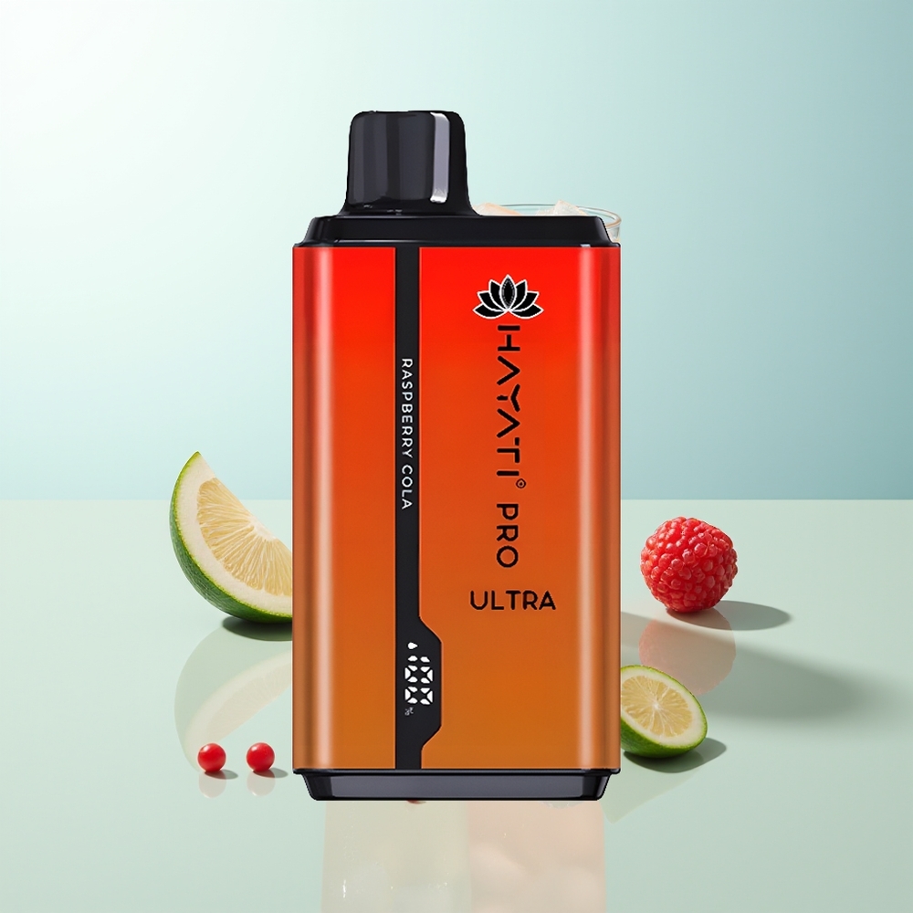 Hayati Pro Ultra 15000 Bocas Frambuesa Cola 2x12ml 2