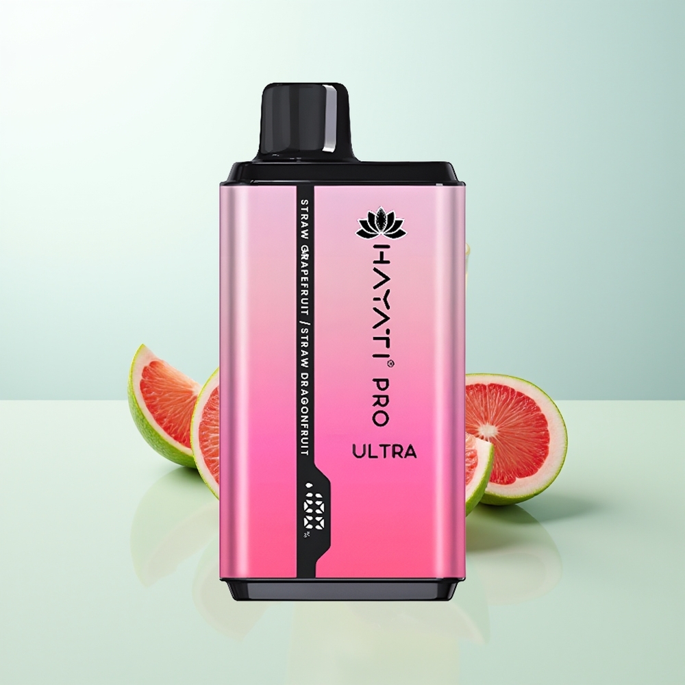 Hayati Pro Ultra 15000 Bocas Fresa Pomelo Dragón Fruta 850mAh 24ml 2