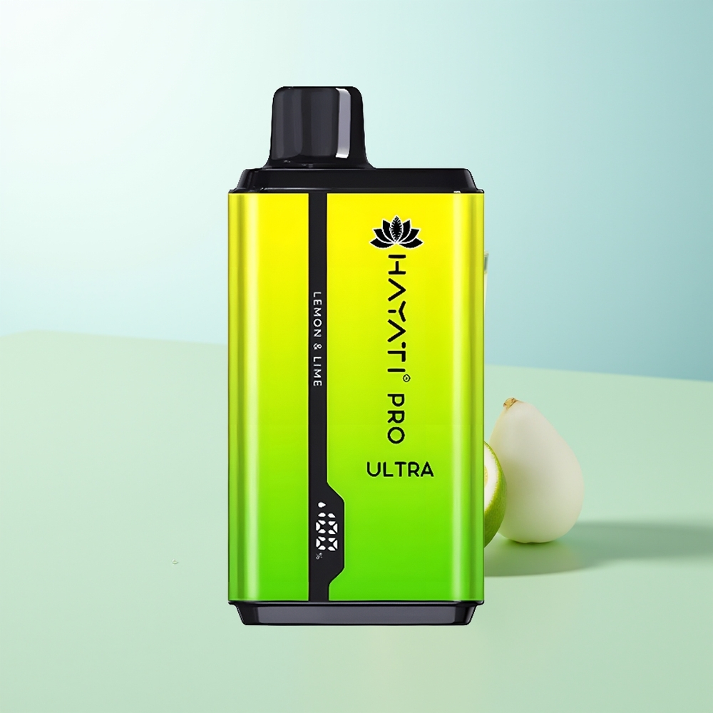 Hayati Pro Ultra 15000 Bocas Limón y Lima 850mAh 2x12ml 2