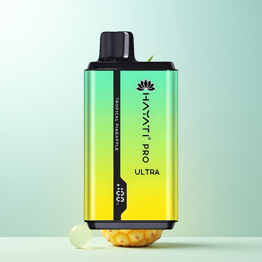 Hayati Pro Ultra 15000 Bocas Piña Tropical 2x12ml 2 850mAh