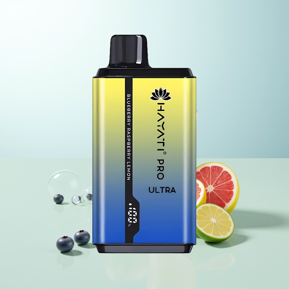 Hayati Pro Ultra 15000 Bocas Zarzamora Arándano Limón 2 12ml 2 850mAh