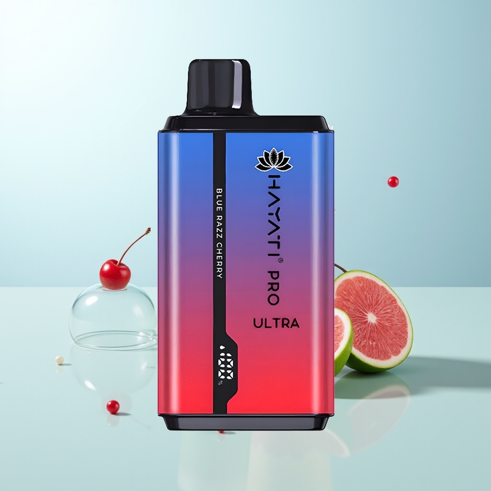 Hayati Pro Ultra 15000 Bocas Zarzamora Azul Cereza 2x12ml 850mAh 2