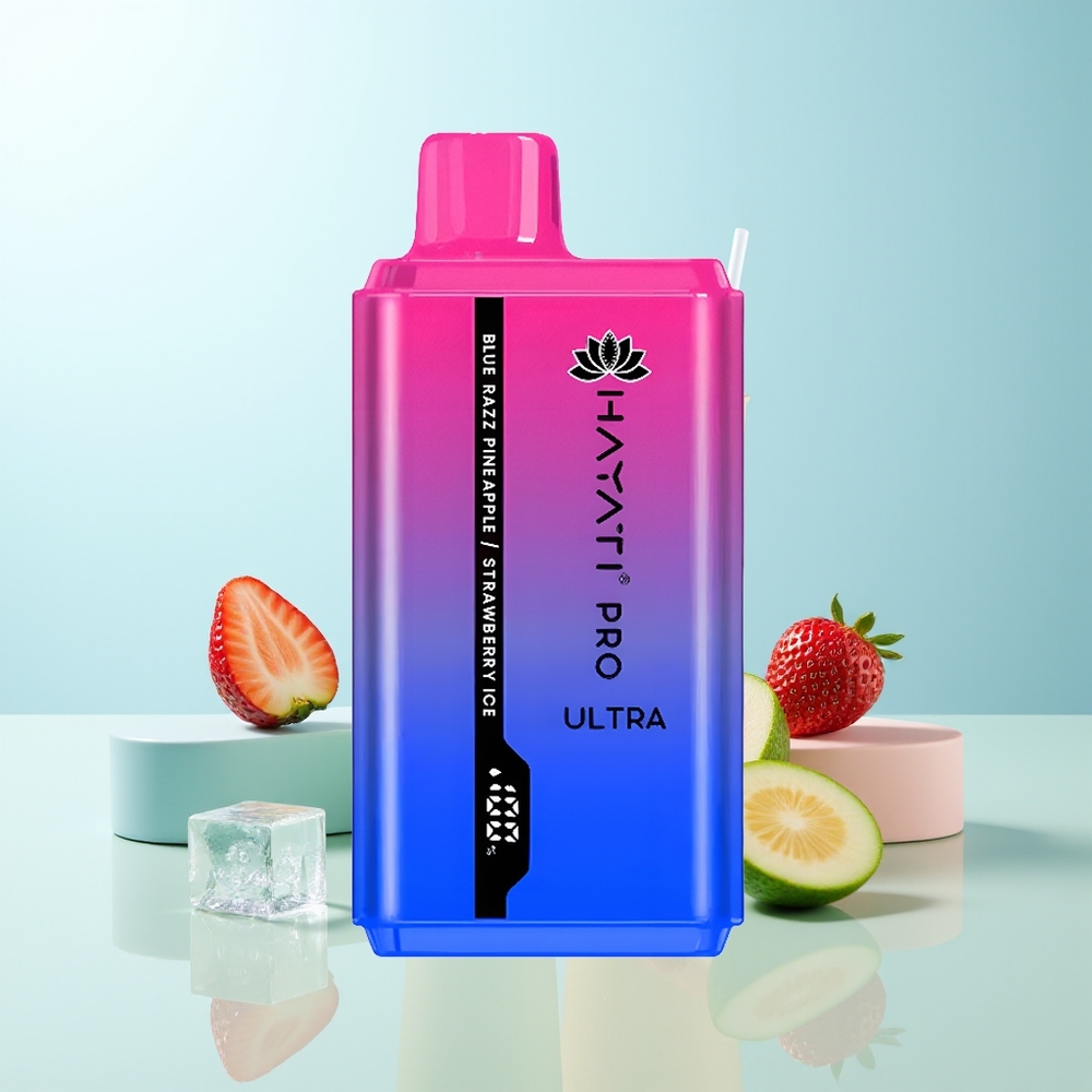Hayati Pro Ultra 15000 Puffs Azul Frambuesa Piña Fresa Hielo