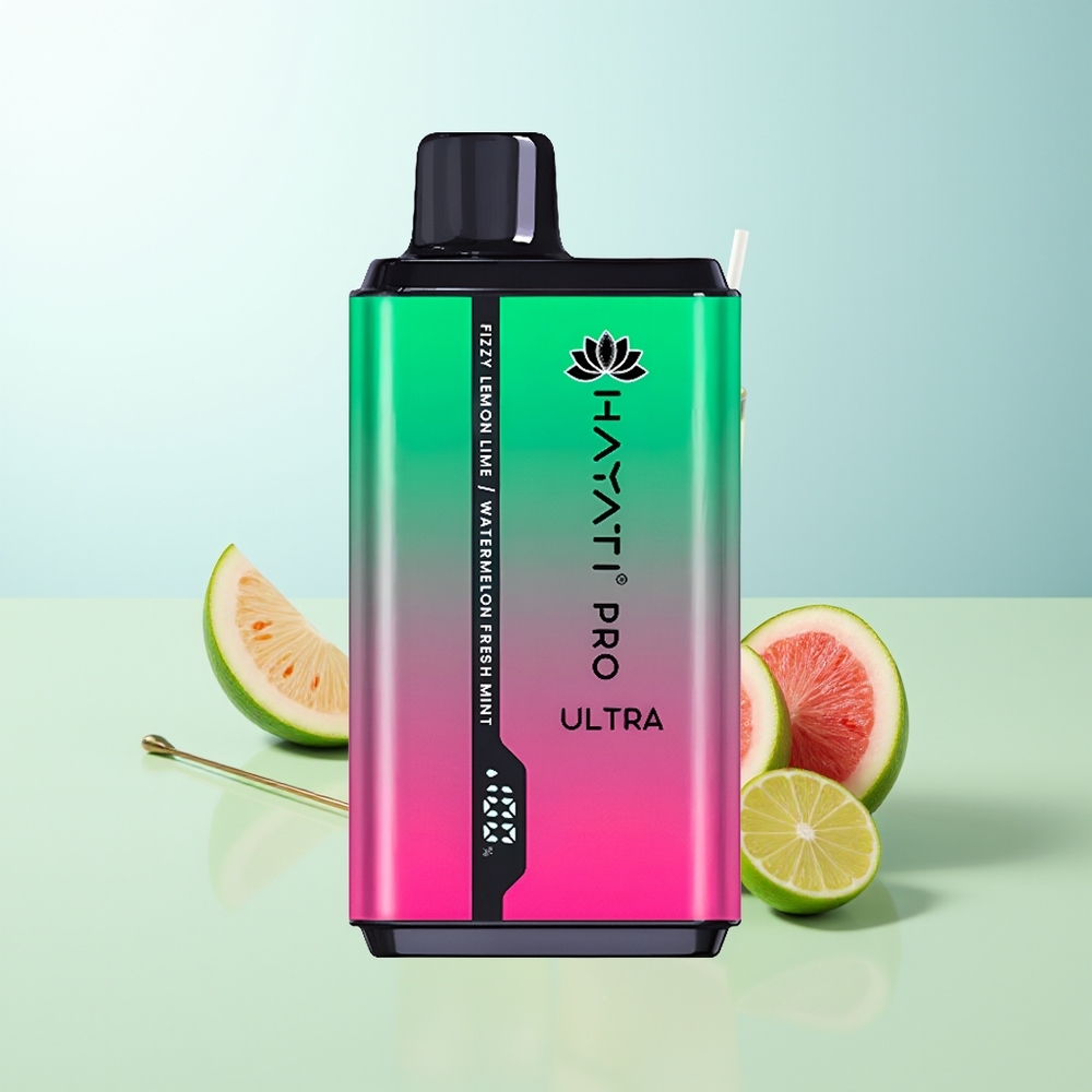 Hayati Pro Ultra 15000 Puffs Limón  Lima Refrescante Sandía Menta Fresca 2 12ml 2 49 Sabores