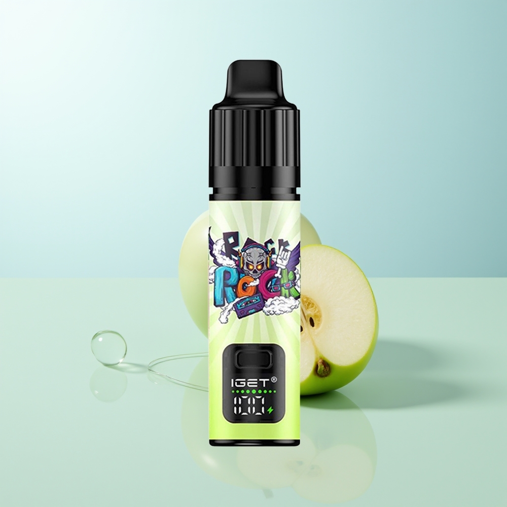 IGET BAR PLUS S3 POD 10000 Puffs Vape Desechable Manzana Doble 5 Nicotina 18ml 10 Ohm 950mAh