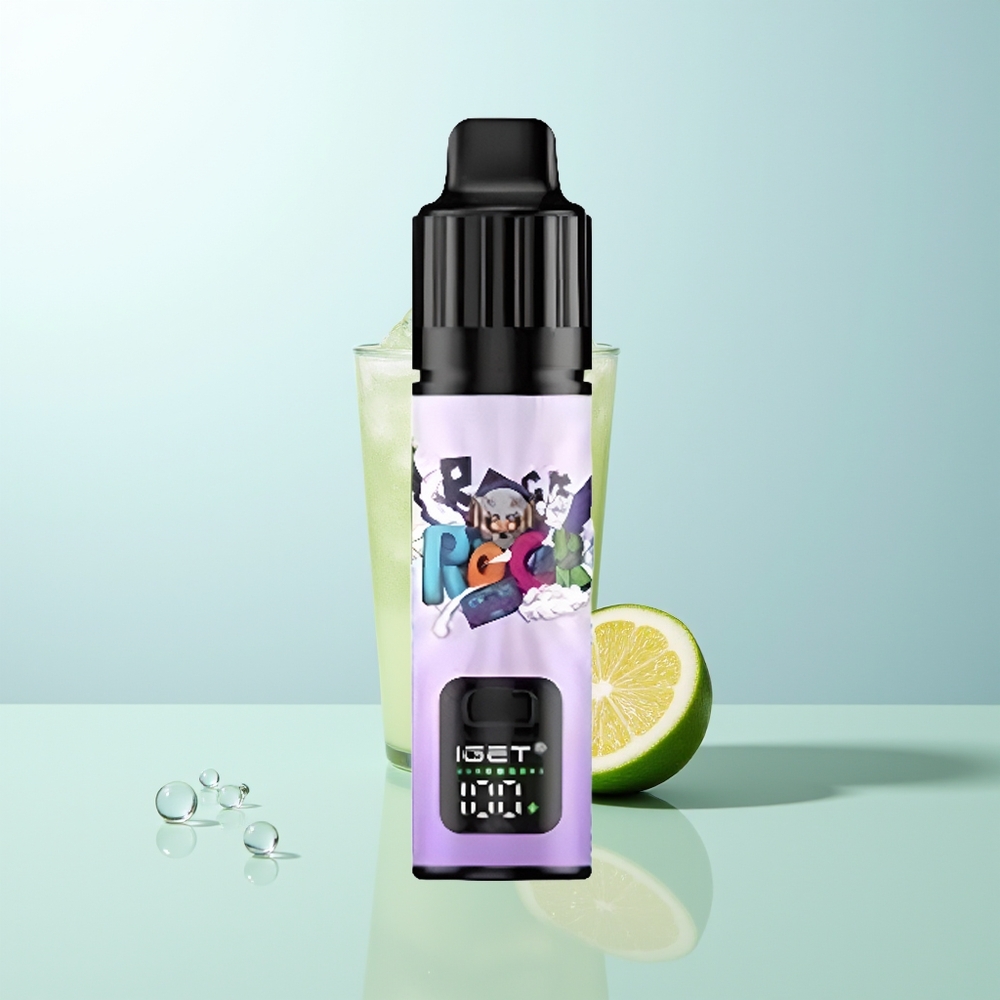 IGET BAR PLUS S3 POD 10000 Puffs Vape Desechable Uva Hielo 5 Nicotina 18ml 950mAh