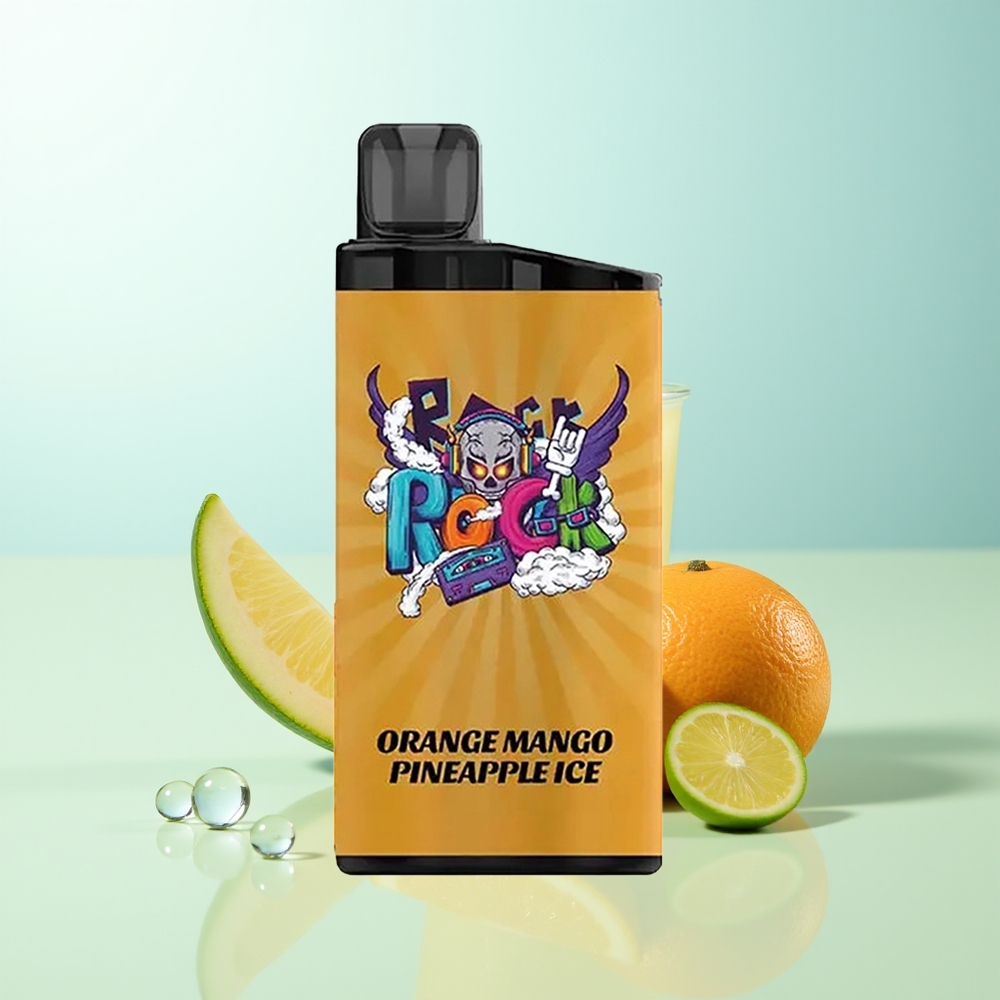 IGET Bar 3500 Puffs Vape Desechable Naranja Mango Piña Hielo 12 Ohm Mesh 1400 mAh PC+ALU