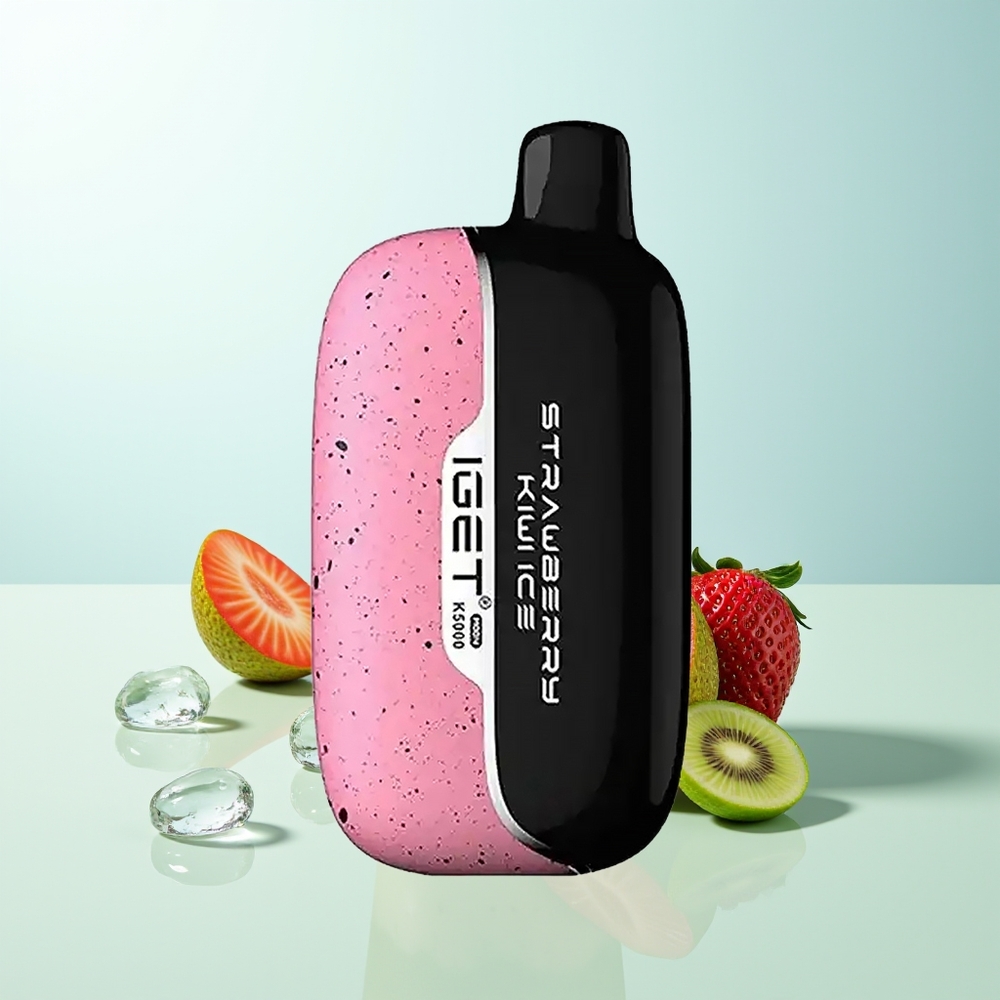 IGET Moon K5000 5000 Chupadas Fresa Kiwi Hielo PC Mesh 135 Ohm