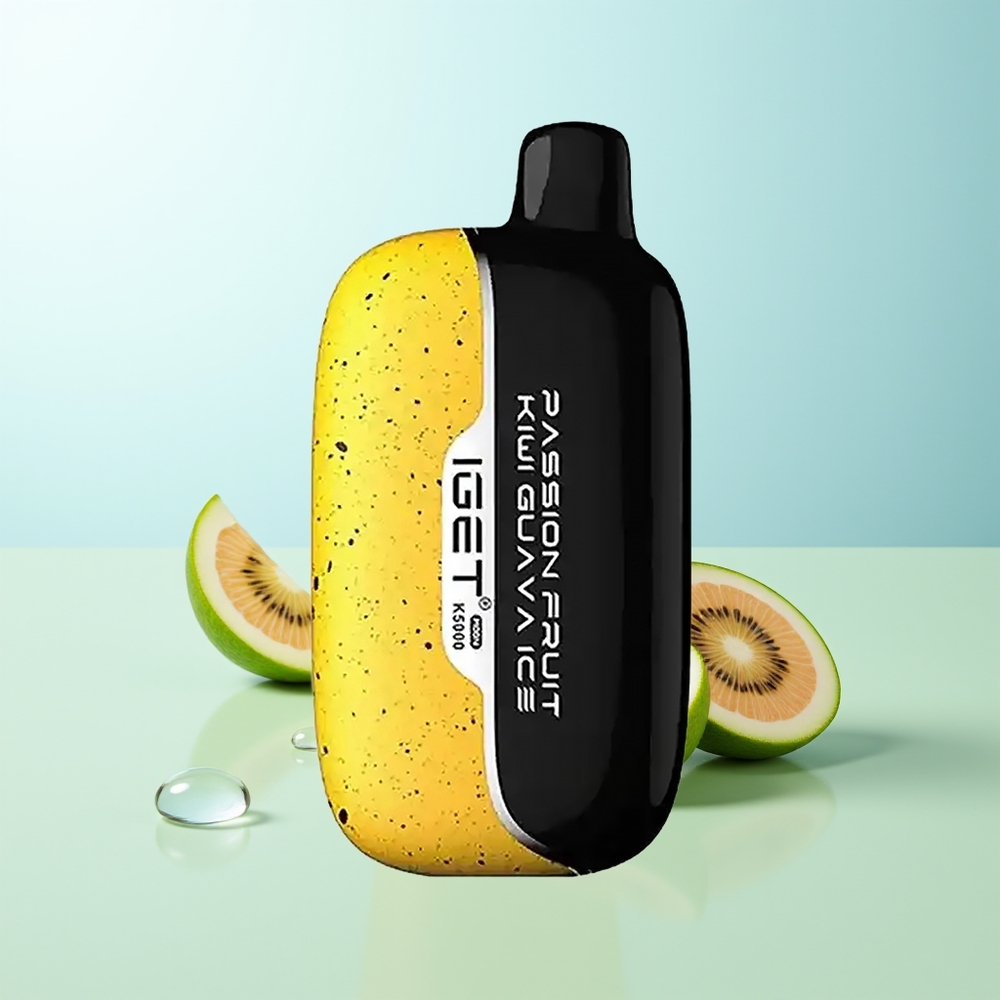 IGET Moon K5000 5000 Puffs Maracuyá Kiwi Guayaba Hielo PC 135 Ohm 815g 495x253x994mm