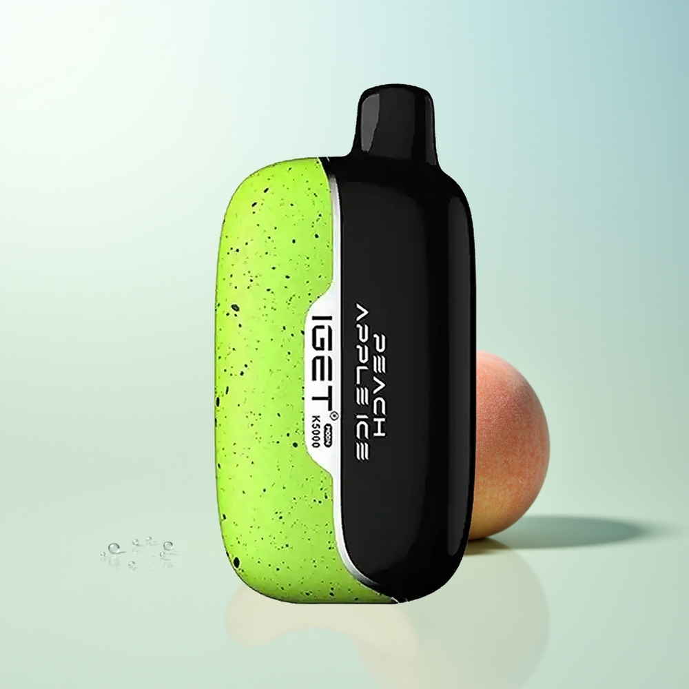 IGET Moon K5000 5000 Puffs Melocotón Manzana PC Mesh 135 Ohm