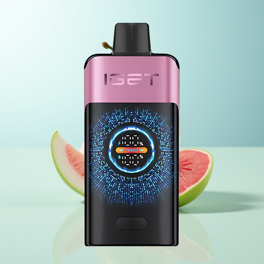 IGET ONE 12000 Puffs Monstruo Cereza Pantalla Curva Grande Batería 2700 mAh