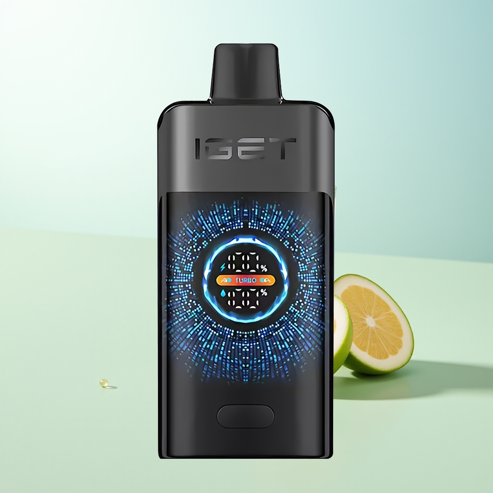 IGET ONE 12000 Puffs Vape Disposable Bosque Negro Pantalla Grande Curva