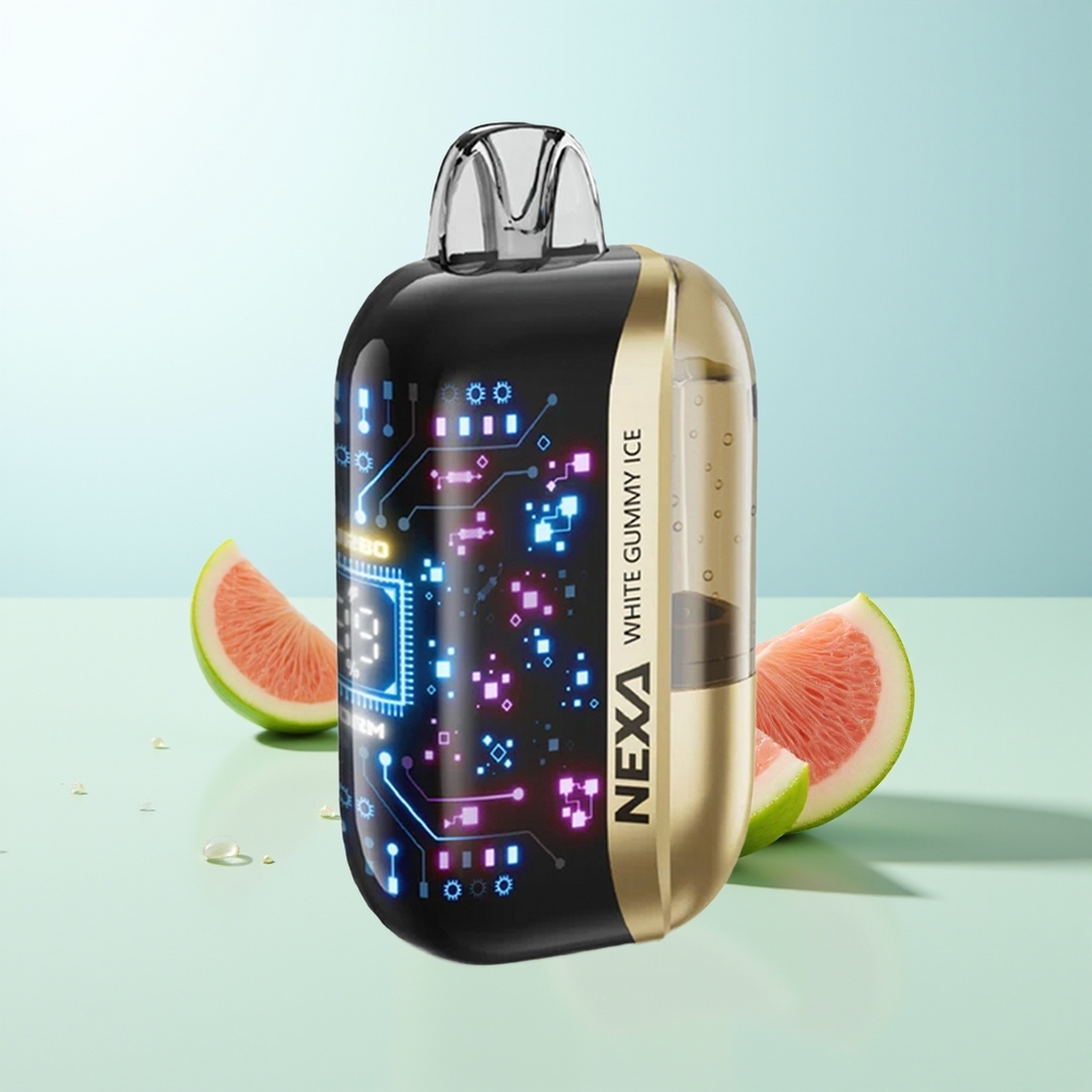 NEXA Ultra 50000 Chicles Blancos Helados con Pantalla 3D y Carga Tipo-C
