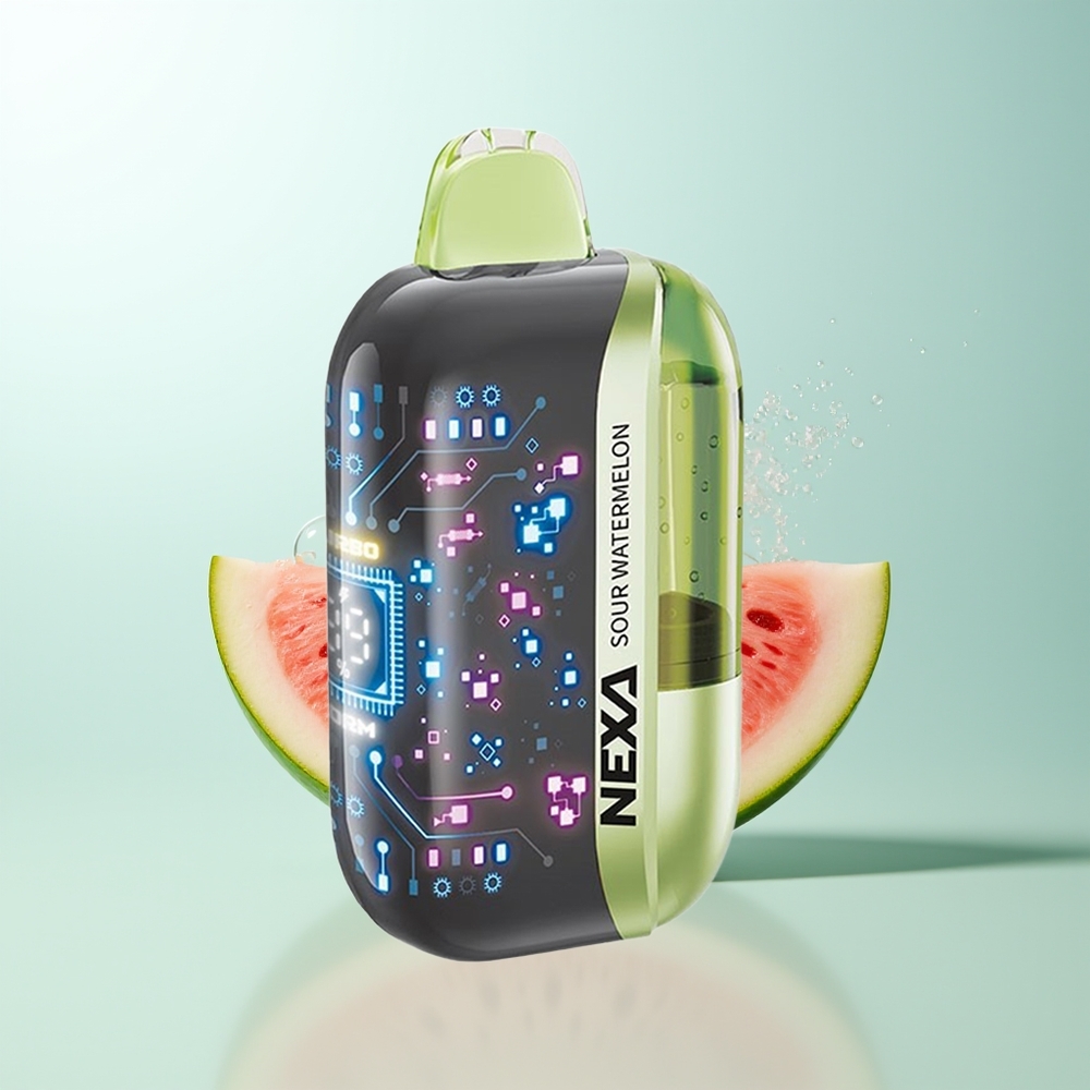 NEXA Ultra 50000 Puffs Dispositivo Vape Agridulce Sandía 20ml 800mah 5 09ohm Pantalla 3D Tipo-C