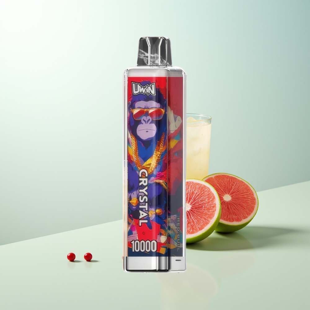 UWIN Crystal 10000 Chupadas Sabor Toro Rojo con Luces RGB
