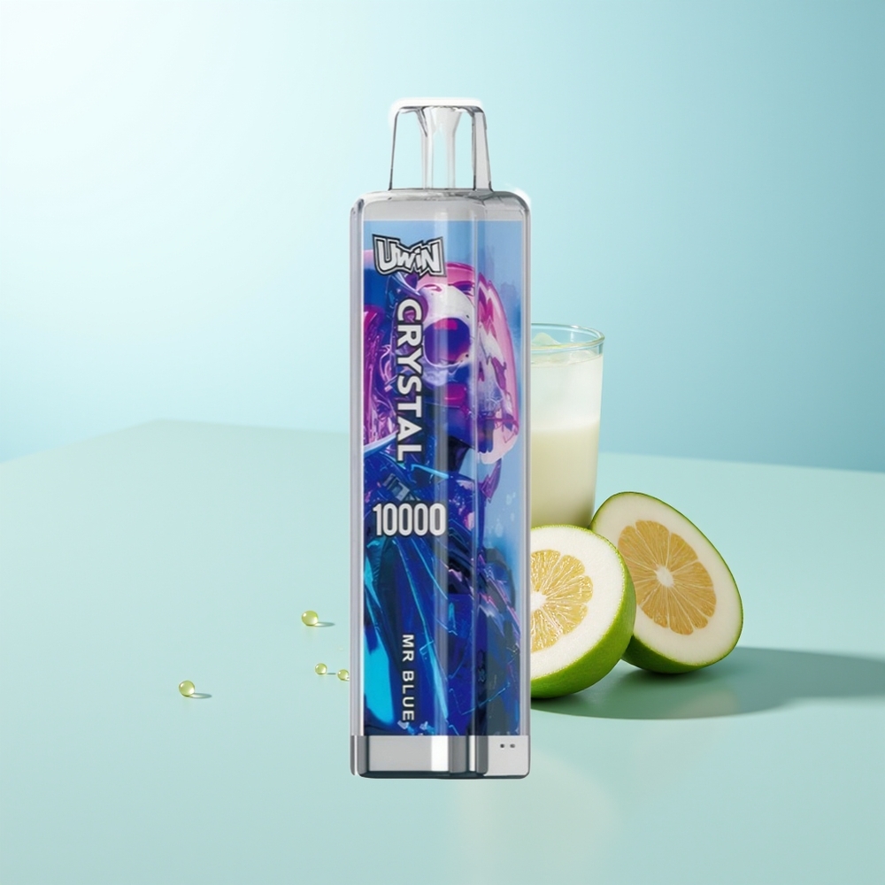 UWIN Crystal 10000 Puffs Azul Señor con Luces RGB