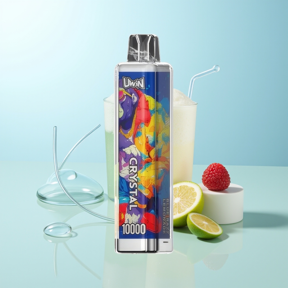 UWIN Crystal 10000 Puffs Blue Razz Limonada con Luces RGB