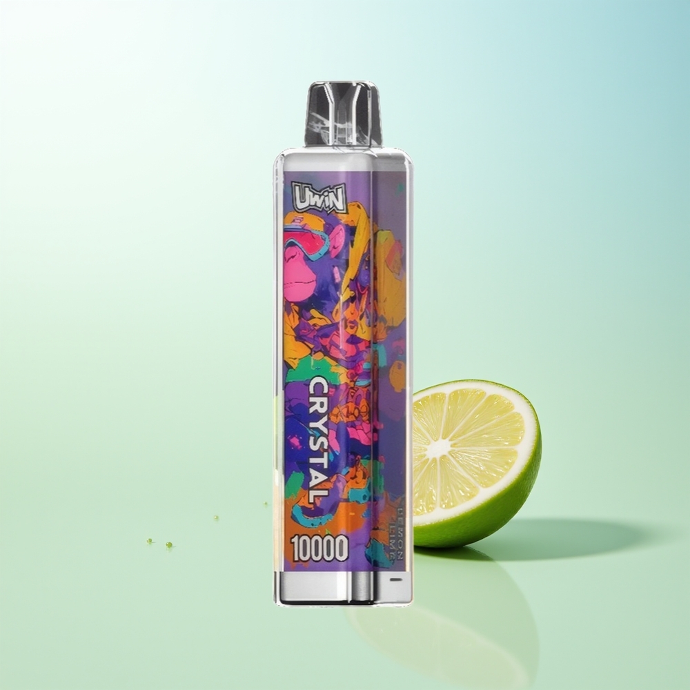 UWIN Crystal 10000 Puffs Vape Lima Limón con Luces RGB