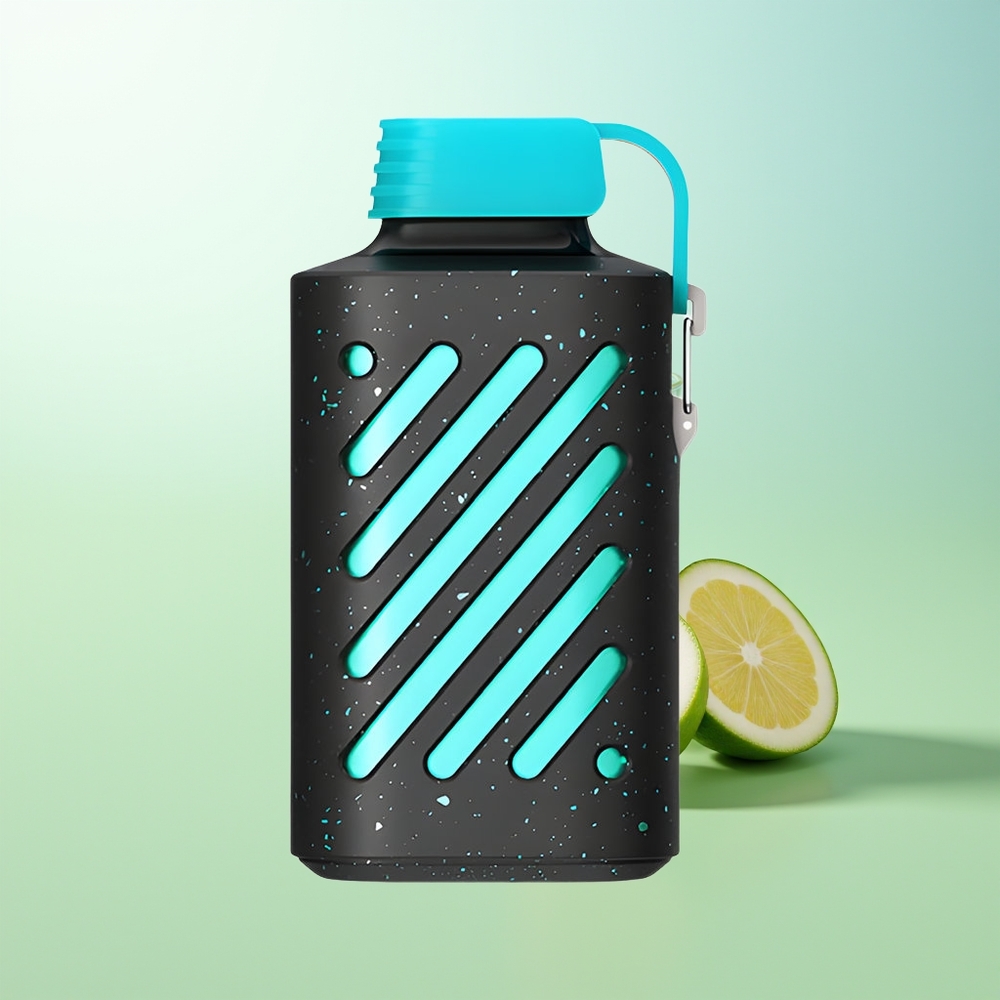 VOZOL GEAR 10000 Explosión Verde con 10000 Caladas 30 Sabores Capacidad de Líquido de 20 ml y Bobina VAMT Mesh
