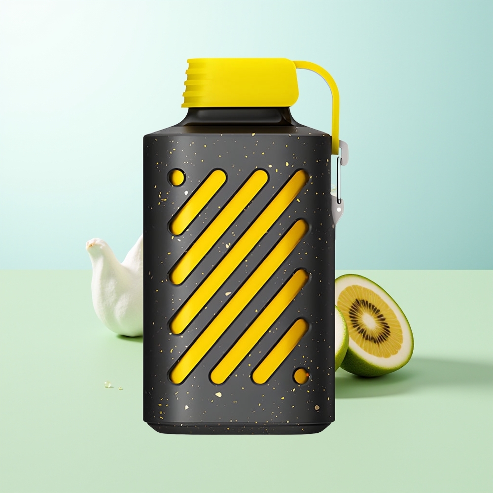 VOZOL GEAR 10000 Vape Desechable Kiwi Maracuyá Guayaba 10000 Caladas 20ml Capacidad de Líquido 50mg/ml Nicotina Materiales PCR 65