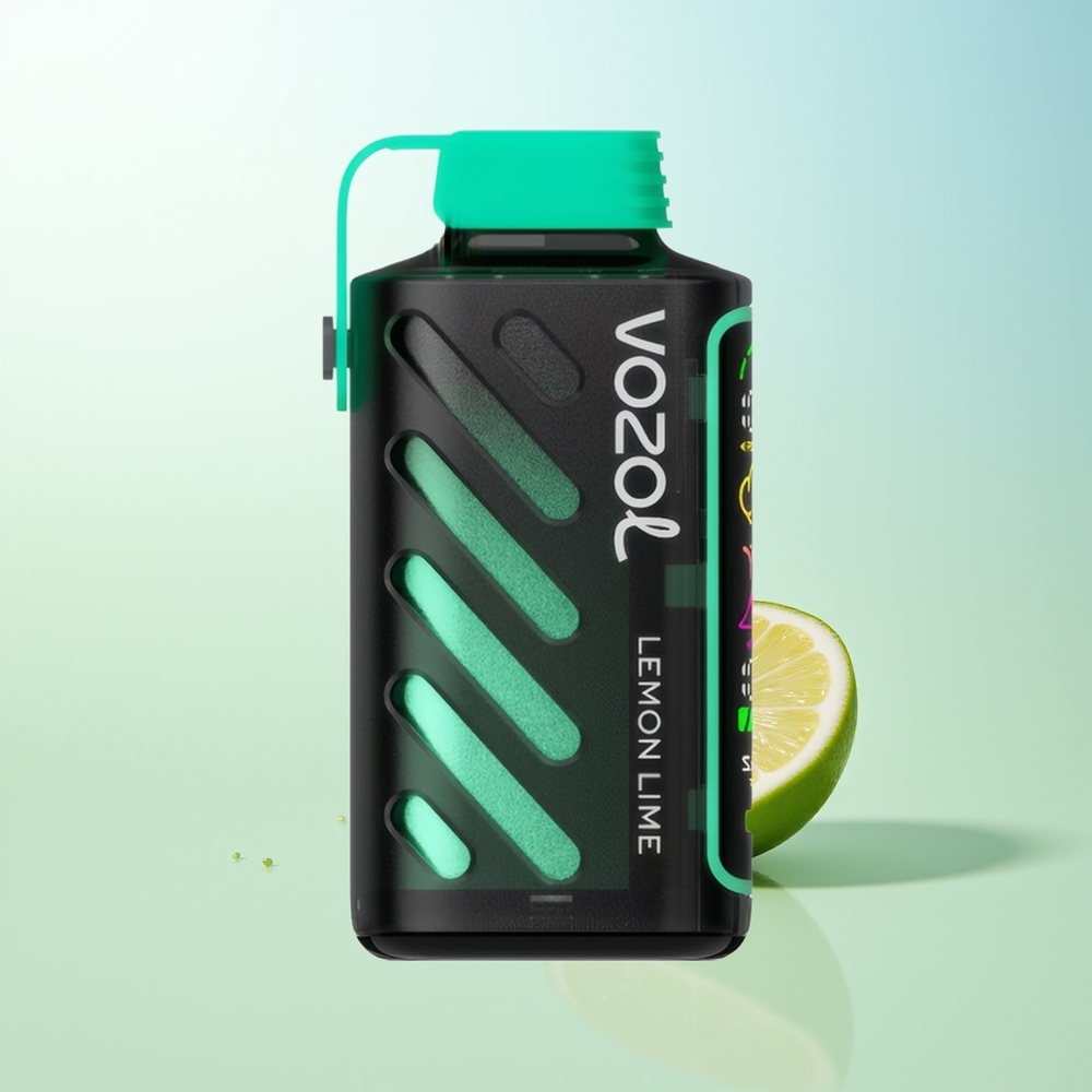 VOZOL Gear Power 20000 Caladas Vape Lima Limón Pantalla Completa Dual Mesh 20mL 5