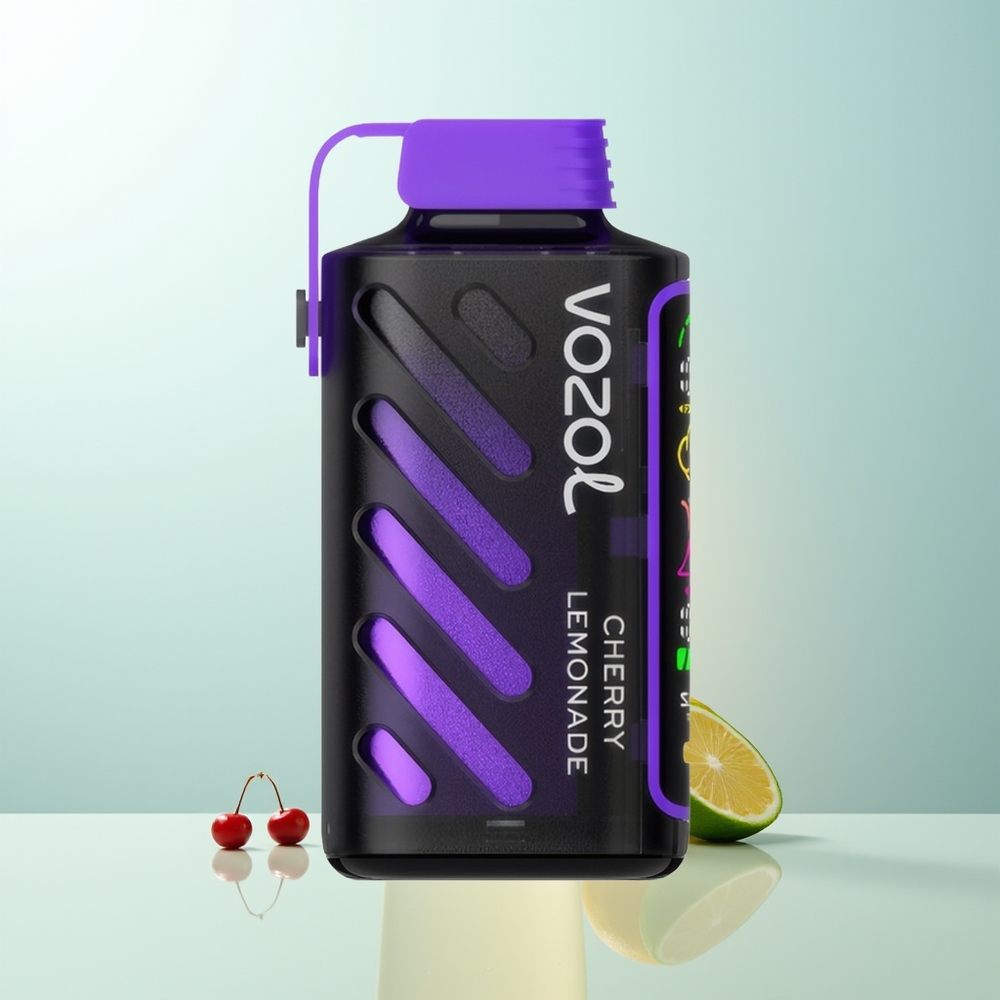 VOZOL Gear Power 20000 Puffs Cereza Limonada Pantalla Completa Dual Mesh Coil 20mL 5