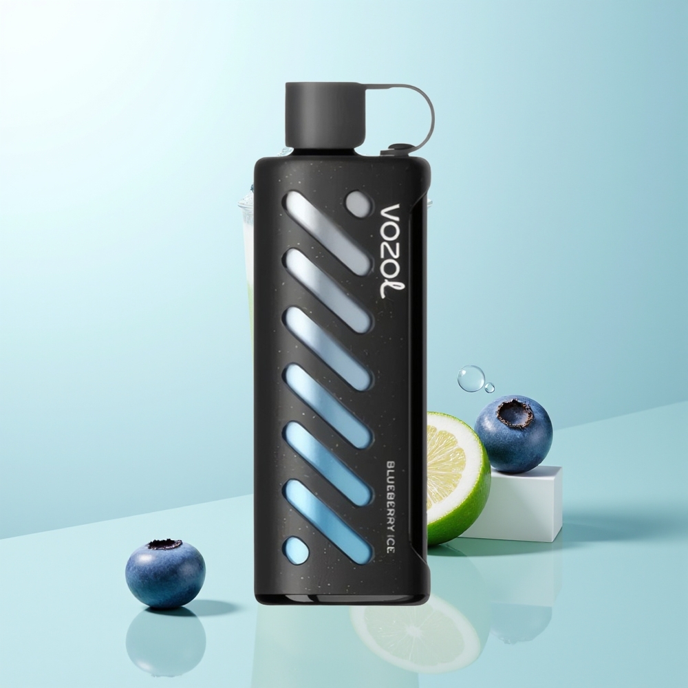 VOZOL Gear Shisha 25000 Puffs Arándano Hielo SiLC Tech Dual Mesh 5mg/ml 1000mAh