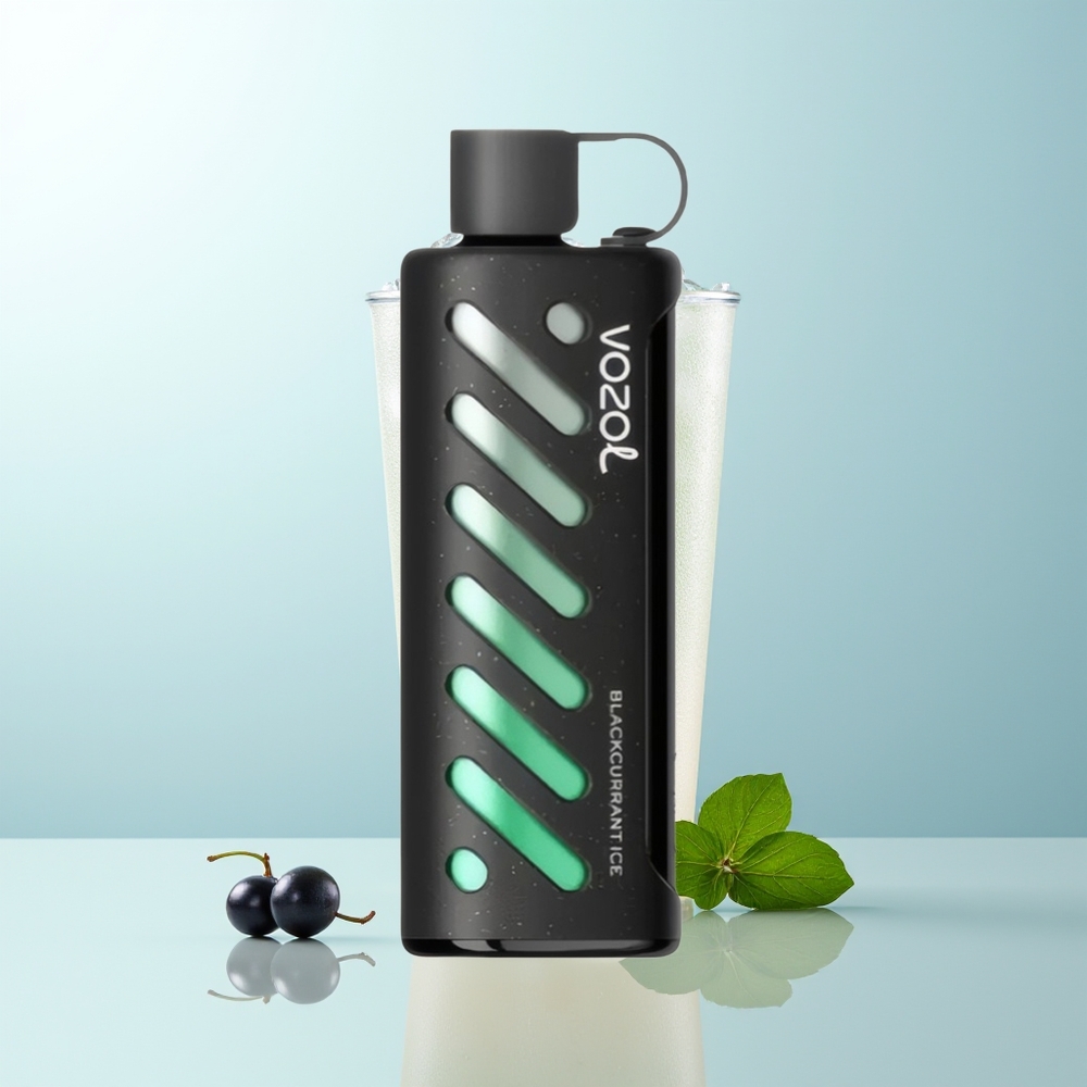 VOZOL Gear Shisha 25000 Puffs Cassis Hielo Chip SiLC Tech Dual Mesh 1000mAh 5mg