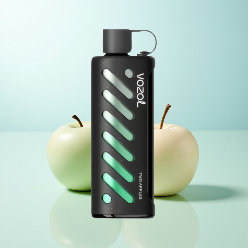 VOZOL Gear Shisha 25000 Puffs Dos Manzanas Dual Mesh SiLC Tech 1000mAh 5mg/ml