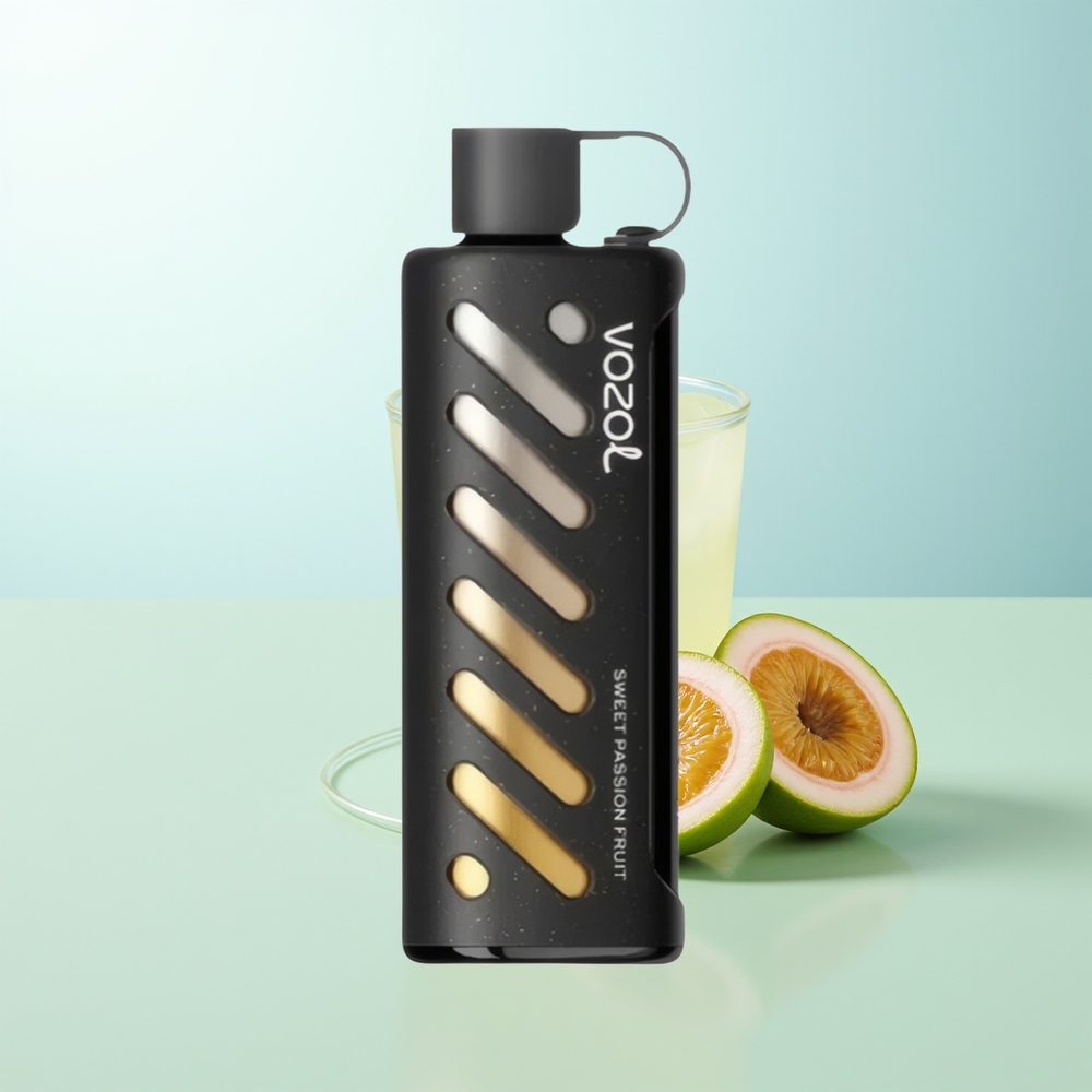 VOZOL Gear Shisha 25000 Puffs Dulce Fruta de la Pasión SiLC Tech Dual Mesh 5mg/ml